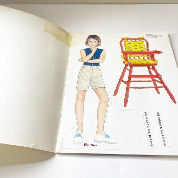 Lot of 2 Peck Aubry Paper Dolls Books Unpunched Dearest Dollies Baby Tender Care - Picture 9 of 16